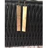Long Brass Bar Dangle Earrings