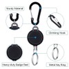 Retractable Badge Reels Retractable Keychain Extendable Badge Holder with Key