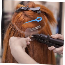 FRCOLOR 70pcs Colorful Small Hairdressing Clips for Salon Cold Wave Location Hairpin Tools Smooth Surface Plastic Hairpins for Hairdressers Easy to Hold Sectioning and Styling Random Color