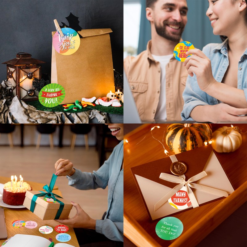 120 PCS Appreciation Chips, 60 Designs Thanks Round Tokens Employee