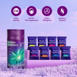 BodyRefresh Shower Steamers Birthday Gifts for Women - 8 Pack Shower Bombs with Essential Oils for Self Care, Valentines Day Gift for Her Him, Gifts for Mom Men