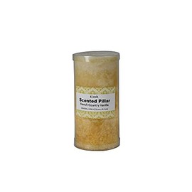 3 x 6 Inch Tritone WHT/CRM Scented Pillar Candle