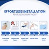 Gadgetime USA Universal Toilet Flapper, High-Quality 2" Toilet Stopper Flapper