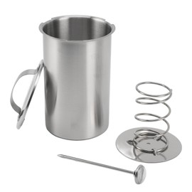 Meat Press Maker, Stainless Steel Ham Sandwich Meat Press Maker, Ham Press Maker Meat Maker with Thermometer Kitchen Cooking Tools