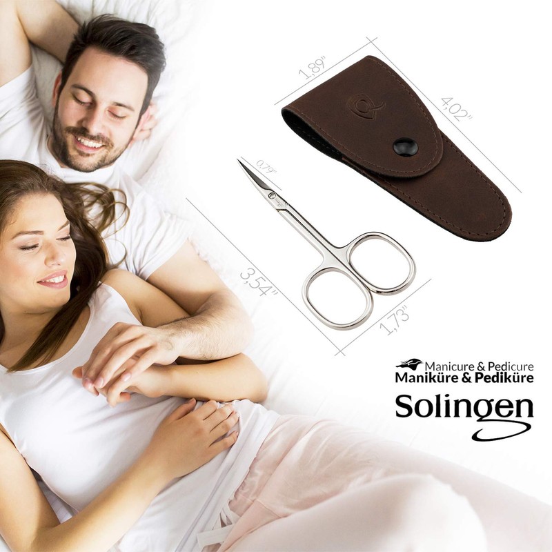 Solingen Curved Cuticle Scissors – Precision German Steel for Manicure