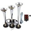Scitoo 150db Super Loud 3Pcs Electric Air Horns Kit for
