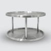 ExcelSteel Lazy Susan Double Layer, 10.5", 18/10 Stainless Steel