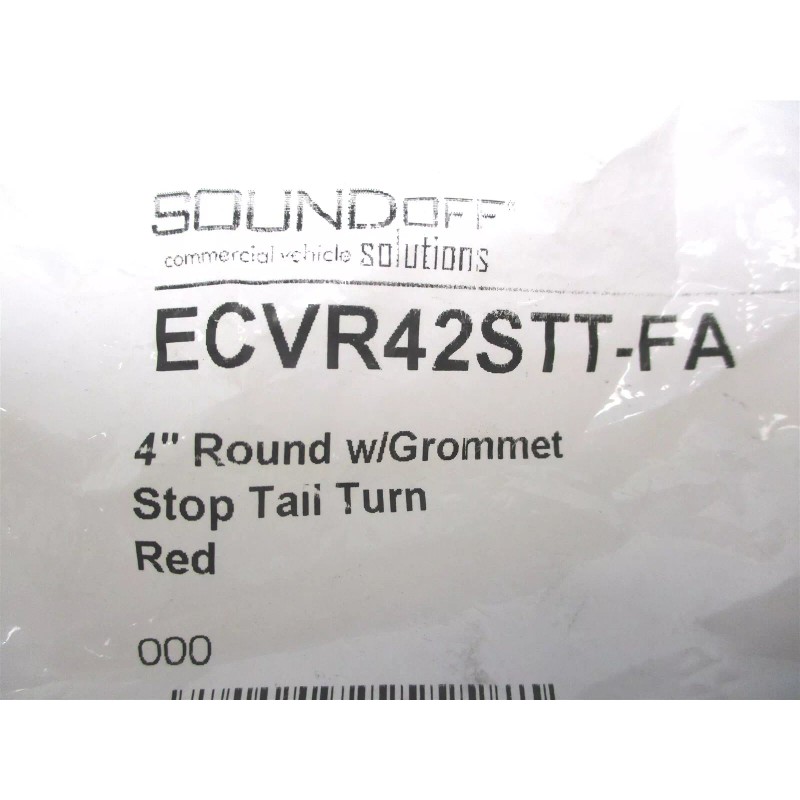 Soundoff ECVR42STT-FA SOUND OFF 4" LED RED STOP TAIL TURN