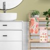 Spring Pink Peach Hand Towels for Kitchen Bathroom Set of