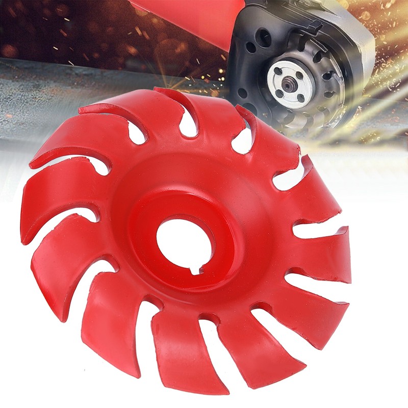 3.5in 12 Tooth Polishing Disc Red Wheel Woodworking Engraving Tool