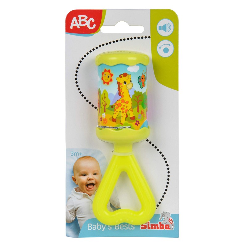 Simba Abc 104011305 Kling Klang Rattle 12 Cm, sort.