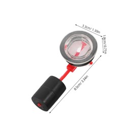 CAXUSD Fuel Tank Scale Fuel Level Fuel Gauge Generator Fuel Level Monitor Level Indicator Petrol Fuel Meter for Vehicle Fuel Indicator Generator Acrylic Pack of 2