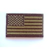 Iron Sew-On Badge/Iron-On Patch ca. USA Flag Flags Olive/Kakifarben 7.5