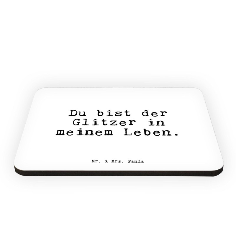Mr. & Mrs. Panda Magnet Du bist der Glitzer... -