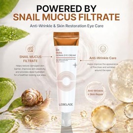 Bidameun Crema Coreana  Contorno De Ojos  Dr. Baba De Caracol (1pz)
