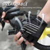 SDFCJQ Bike Gloves Half Finger Cycling Gloves for Men Women