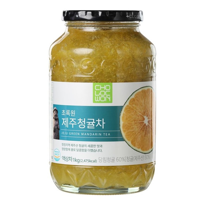 Chorokwon 초록원 제주청귤차 1kg Jeju Green Tangerine Tea 1kg