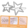 Beavorty Glamorous Star Bang Clips for Girls Styling Hair Clips