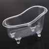 Clear Mini Bathtub Sundries Storage Box Jewelry Storage Box Makeup