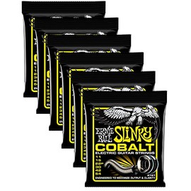 6 PACK Ernie Ball Cobalt Beefy Slinky Electric Guitar String