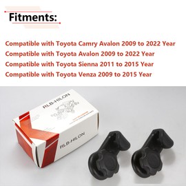 RLB-HILON 2PCS Trunk Luggage Compartment Hook Compatible with Toyota Model, for Sienna 2011-2015, for Camry 2009-2022, for Avalon 2009-2022, for Venza 2009-2015, Black Color