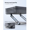Lamicall Adjustable Laptop Stand, Portable Laptop Riser, Aluminum Laptop Stand