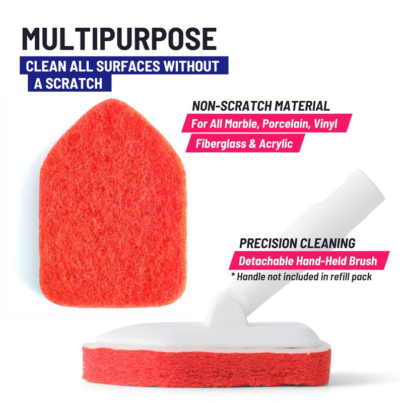 Moku Home Replacement Scrubber Refill for Moku Home Extendable Tub