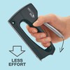 Rapesco 1137 ECO Germ-Savvy Antibacterial T8-Lite Staple Tacker, Black