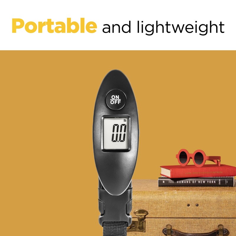 STATUS Digital Luggage Scale | Black Digital Luggage Weight Scale