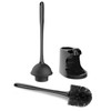 MR.SIGA Toilet Plunger and Bowl Brush Combo for Bathroom Cleaning,