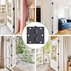 SORGMACH Door Hinges 3 1/2 Inch Matte Black 3.5 Inch