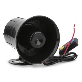 Car Horn 12 V Loud, 30 W Car 3 Tones Loud Horn Speaker Motorcycle Megaphone Electronic Warning Siren Ambulance Booming