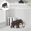 Mammoth Figurines Toy Plastic Mammoth Toy Wildlife Elephant Figure Ancient