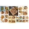 Christmas Wooden Mold Carved Press Stamp Molds Biscuit Cutters Christmas