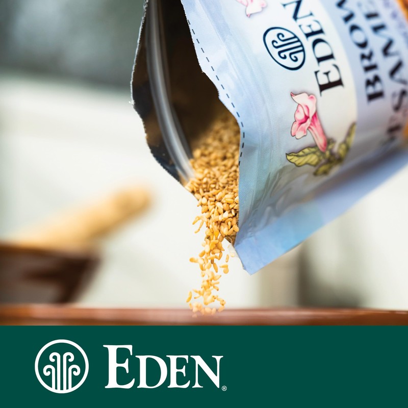 Eden Organic Brown Sesame Seed, Unhulled & Raw, 14.2 oz