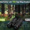 Binoculars for Adults, 15x56 Powerful Aurosports HD Large Vision, Clear