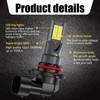 Nowkont Pack-2 Car 9005 LED Fog Light Bulb, 1500LM 3030-12SMD