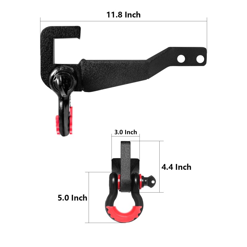 YYN For 2019-2024 Chevy Silverado 1500 New Front Tow Hook