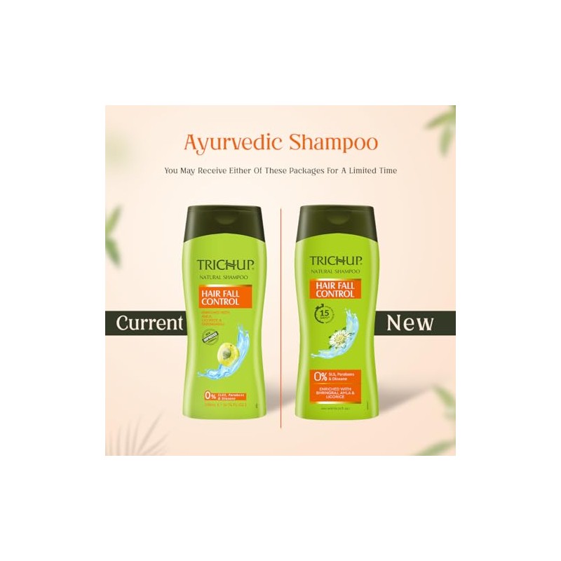 Trichup Hair Fall Control Herbal Hair Shampoo (200 ml x