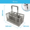 DL-pro Universal Dishwasher Cutlery Basket 24.5 x 14 cm Cutlery