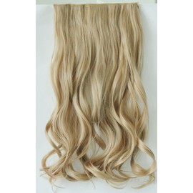 One Piece Wavy Clip in Hair Extensions (#25 Sandy blonde)
