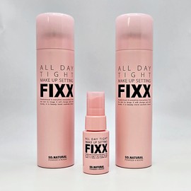 So Natural Fixer All Day Tight Makeup Setting Fixer 120ml+120ml + 20ml Portable / 쏘내추럴 픽서 올 데이 타이트 메이크업 세팅 픽서 120ml+120ml + 20ml 휴대용