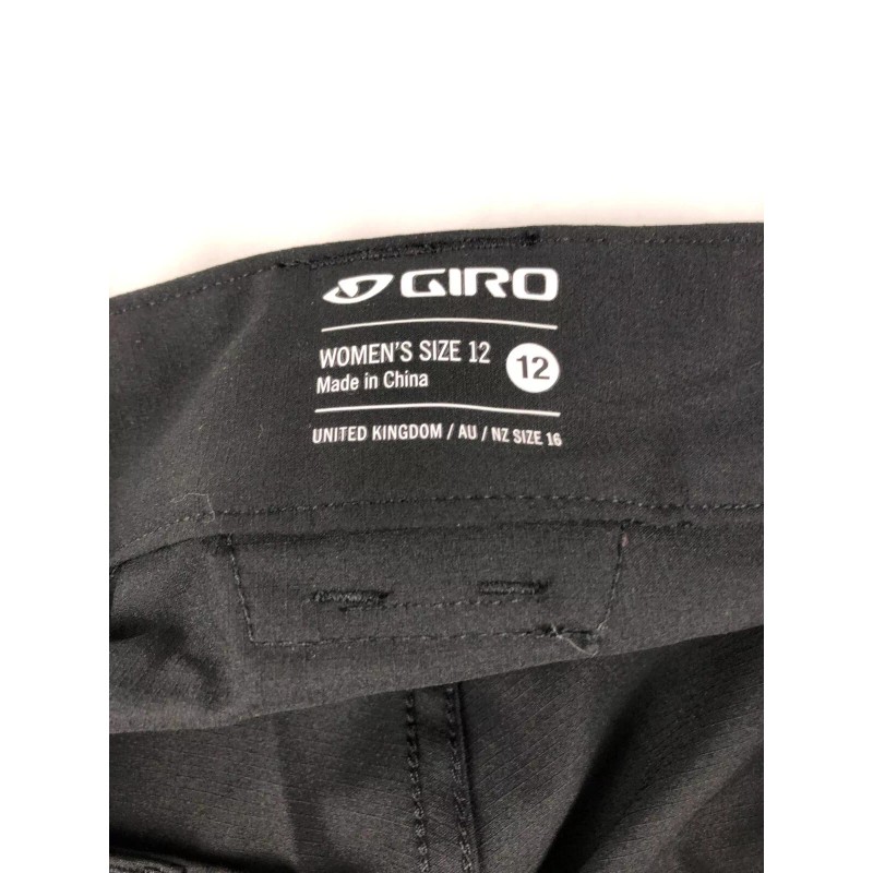 Giro Women's Arc MTB Shorts SIZE 12 Waist 32-34" Black