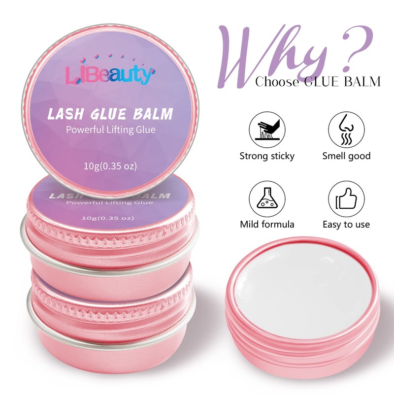 Libeauty Lash Lift Glue Balm Lash Lift Adhesive Strong Sticky