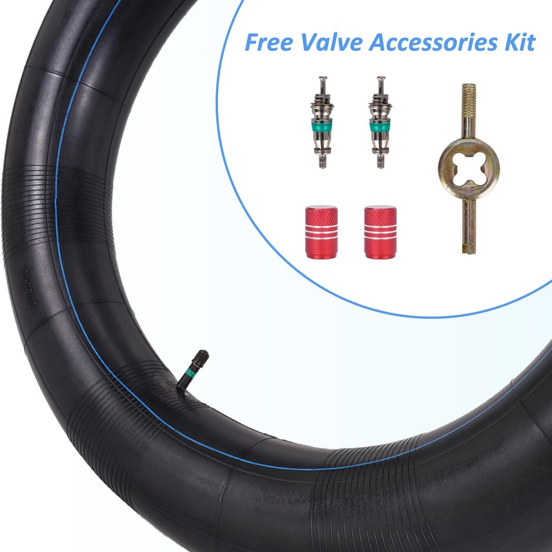 (2-Pack) 20 Inch Heavy Duty Fat Bike Inner Tubes 20x4.5/5.0
