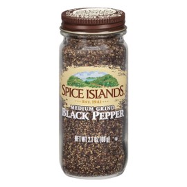 Spice Islands Medium Grind Black Pepper, 2.1 Ounce