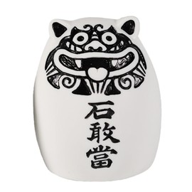 Ishidaitai Shisa Okinawa Souvenir Amulet Figurine Mini Egg Stone Shisa Black