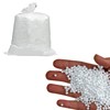 White 1.5 Cubic Booster Bean Bag Small Polystyrene Bead Cavity