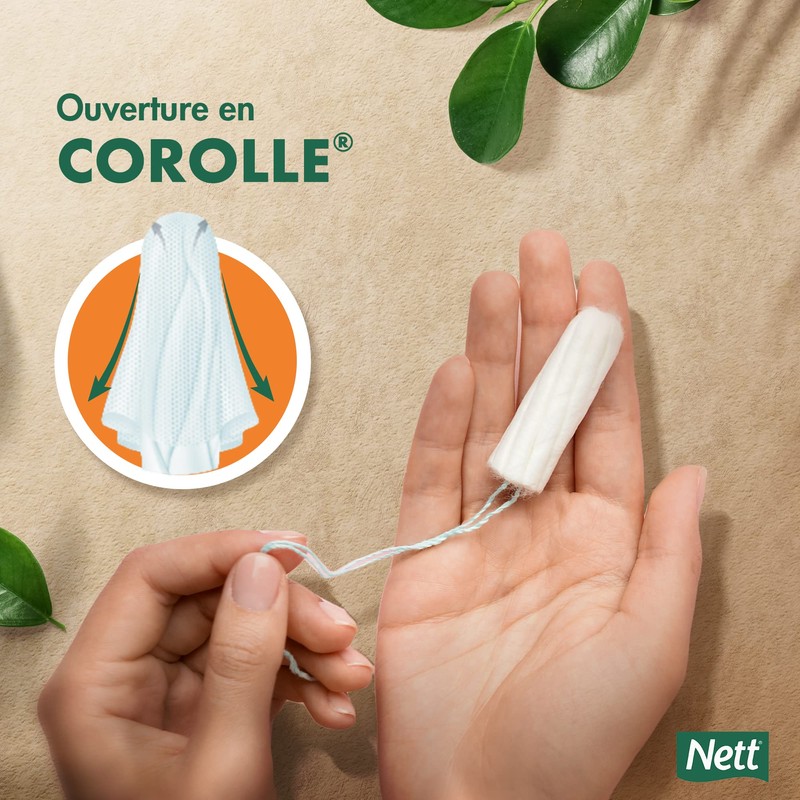 Nett Box of Organic Cotton Tampons without Applicator Super 16