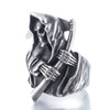 ZMY Home Scary Skull Rings Grim Reaper Ring Stainless Steel